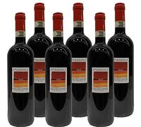 Morellino di Scansano Docg | Spiaggiole | Confezione da 6 Bottiglie da 75 Cl | I Vino Rosso Toscana | Idea Regalo