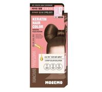 MOREMO Keratin Hair Color #Natural Brown Easy Self Hair Dye Full Protein Dye ...