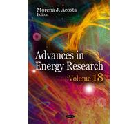 Morena J Acosta Advances in Energy Research. Volume 18 (Copertina rigida)