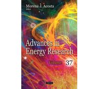 Morena J Acosta Advances in Energy Research. Volume 37 (Copertina rigida)