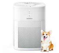 MORENTO Purificatore d'Aria Con Filtro HEPA, per Camera Da Letto Domestica, Contro dei Acari Polveri Pollini Odori Capelli, Aromaterapia, Timer, 24 dB Modalità di Sonno 1Pack +2 Speed