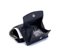 MORENTSU Donne Portafogli Breve Tri-fold Borse Signore Multi-Card Money Bag Solido Grande Capacità Borsa Piccola Moneta Titolari di Carta, Nero , 2PCS