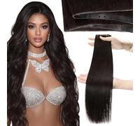 Moresoo Extension Capelli Umani Trama a Farfalla Castano #2 50g 45cm | Integrazione Armoniosa, Stile Dinamico, Struttura Leggera, Morbidezza Seta