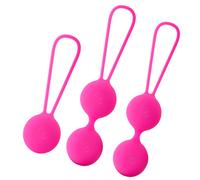 Palline da geisha osian set silicone premium rosa, Larghezza 120 mm, Lunghezza 200 mm, Profondità 51 mm, Dipartimento DONNE, Poids 0.435 Kg, Colore Fucsia