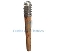 MORETTI 800.K125 LUME H.123CM. COUNTRY - INOX E COLOR LEGNO