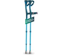 Moretti Brio RP701 Coppia Stampelle Canadesi Avambraccio Regolabili Alluminio
