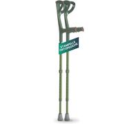 Moretti Brio RP701 Coppia Stampelle Canadesi Avambraccio Regolabili Alluminio