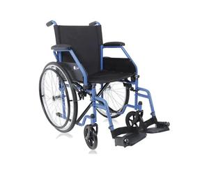 Moretti CARROZZINA AD AUTOSPINTA PIEGHEVOLE ARDEA START BLU SEDUTA 40CM PORTATA 120KG LUNGHEZZA TOTALE 103CM ALTEZZA TOTALE 91CM LARGHEZZA 56CM SCHIENALE 40X43CM