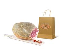 Moretti® | Culatta di Suino | Confezione dai 4 ai 5 kg | Lenta Stagionatura Naturale al 100% Senza Conservanti | No OGM | In Regalo Tagliere In Legno e Coltello Acciaio