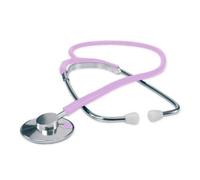 Moretti FONENDOSCOPIO LOGIKO CON TESTA PIATTA IN ALLUMINIO ANODIZZATO DIAMETRO 45 MM ALTEZZA 10 MM TUBO AD Y IN GOMMA DI LATTICE LAVANDA DIAMETRO 5 MM LUNGHEZZA 60 CM