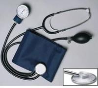 Sfigmomanometro aneroide - Misuratore della Pressione con fonendo e borsello