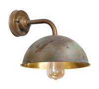 Moretti Luce Applique Circle ottone anticato/lucido sporg. 31cm Moretti Luce