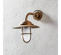 Moretti Luce Applique da esterno antiche con griglia, vetro smerigliato Moretti Luce