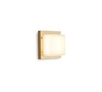 Moretti Luce Applique LED esterni Ice Cubic 3403, ottone natur Moretti Luce