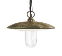 Moretti Luce Lampada a sospensione Golfo ottone antico / trasparente Moretti Luce