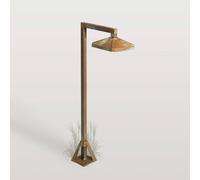 Moretti Luce Lampioncino LED Aura Frame, 50 x 19,5 cm, ottone anticato Moretti Luce