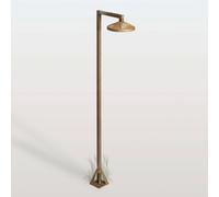 Moretti Luce Lampione a LED Aura Disk, 100 cm x 19,5 cm, ottone anticato Moretti Luce