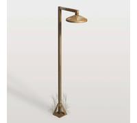 Moretti Luce Lampione a LED Aura Disk, 80 cm x 19,5 cm, ottone anticato Moretti Luce