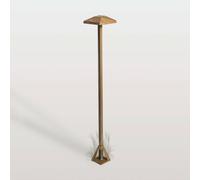 Moretti Luce Lampione a LED Aura Edge, altezza 80 cm, ottone anticato, IP65 Moretti Luce