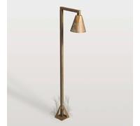 Moretti Luce Lampione a LED Silva Disk, 80 x 19 cm, ottone anticato Moretti Luce