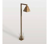 Moretti Luce Lampione a LED Silva Edge, 80 x 19 cm, ottone anticato Moretti Luce