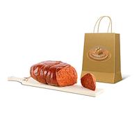 Moretti® Nduja Calabrese Di Spilinga Dolce Non Piccante | Confezionato Sottovuoto | 100% NATURALE In Budello | Salame Spalmabile di Puro Suino (400g+ Dolce (Confezione da 1 pezzo sottovuoto))