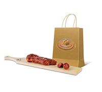 Moretti® Salsiccia Stagionata Dolce Rossa | 1 Confezione Sottovuoto da 300g Circa| Con Peperoncino Calabrese| Prodotto In Calabria
