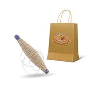 Moretti® Spoletta Spago Per Salumi | Confezione 10 Pezzi Rotoli | Resitente Per Legatura Salumi | Decorazioni Pacchi Regali | Spessore 2/3 Bianco