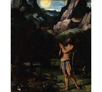 Moretto da Brescia - San Giovanni Battista, arte vintage, 30,5 x 20,3 cm (A4) Riproduzione Poster Stampa