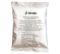 MORETTO preparato in polvere per GRANITA GUSTO FRAGOLA, senza glutine, 6 buste da 630 g, per 150 bicchieri
