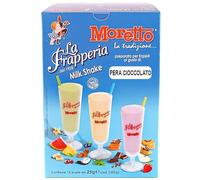 MORETTO Preparato per FRAPPE' gusto PERA CIOCCOLATO - 1 scatola con 12 bustine