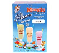 MORETTO Preparato per FRAPPE' gusto PESCA - 1 scatola con 12 bustine