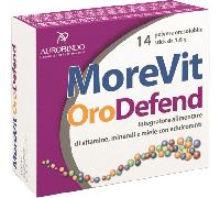 Morevit OroDefend Integratore di Vitamina C e Vitamina D con Minerali 14 Stick Orosolubile