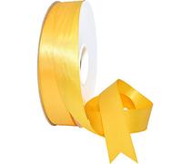 Morex Nastro di raso double face, 7/8 "x 50 m, giallo oro