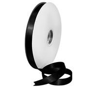 Morex Ribbon Double Face Satin 5/8 inch by 100 Yards Nero