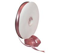 Morex Ribbon Double Face Satin, Rosy Mauve, 5/8 inch by 100 Yards