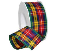 Morex Ribbon Nastro, 100% poliestere, Buchanan, 3,8 cm x 23 m