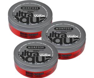 Morfose Rosso Ultra Aqua Capello Gel Cera Extra Splendente pro-Style (3er Pacco)