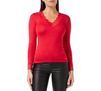 Morgan 182-tracy.n, Maglia a Maniche Lunghe Donna, Rosso (Tango Red 500), Small (Taglia Produttore: TS)