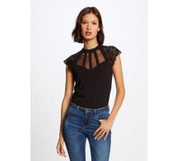 Morgan 222-demana T-Shirt, Nero, L Donna