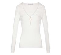Morgan 222-menza Pullover, Bianco Grezzo, XS Donna