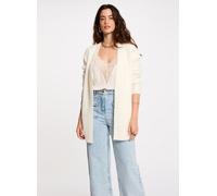 Morgan 222-ml Maglione Cardigan, Avorio, S Donna