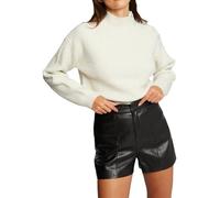 MORGAN 232-MSTORI Maglione in Maglia Grossa, Avorio, XS Women's