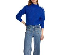 MORGAN 232-MSTORI Maglione in Maglia Grossa, Blu Elettrico, M Women's