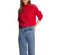 MORGAN 232-MSTORI Maglione in Maglia Grossa, Magnolia, XL Women's