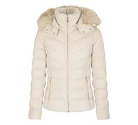 MORGAN 242-GKIDIA Piumino con Cappuccio da Donna, Colore: Avorio, Taglia: 36, 40 Women's