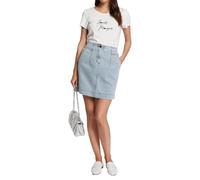 MORGAN 242-jaqua Gonna Corta da Donna, in Denim Slavato, Taglia: 34, Blu, 44