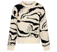 MORGAN 242-MZOU Pullover, Beige/Nero, L Femme