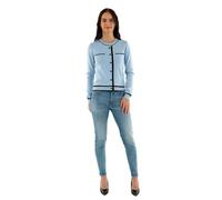 Morgan 251-mjuani Maglione, Colore: Nero/Azzurro (Oxygene), Taglia: M