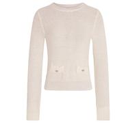 MORGAN 251-MSUNI Pullover, Avorio M, L Femme